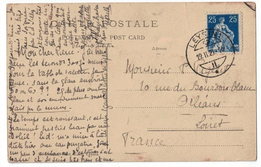 Cartoline postali: Château-d'Oex, La Frasse, circulée 1921 – Usato da Frauenfeld venduto da POML 1