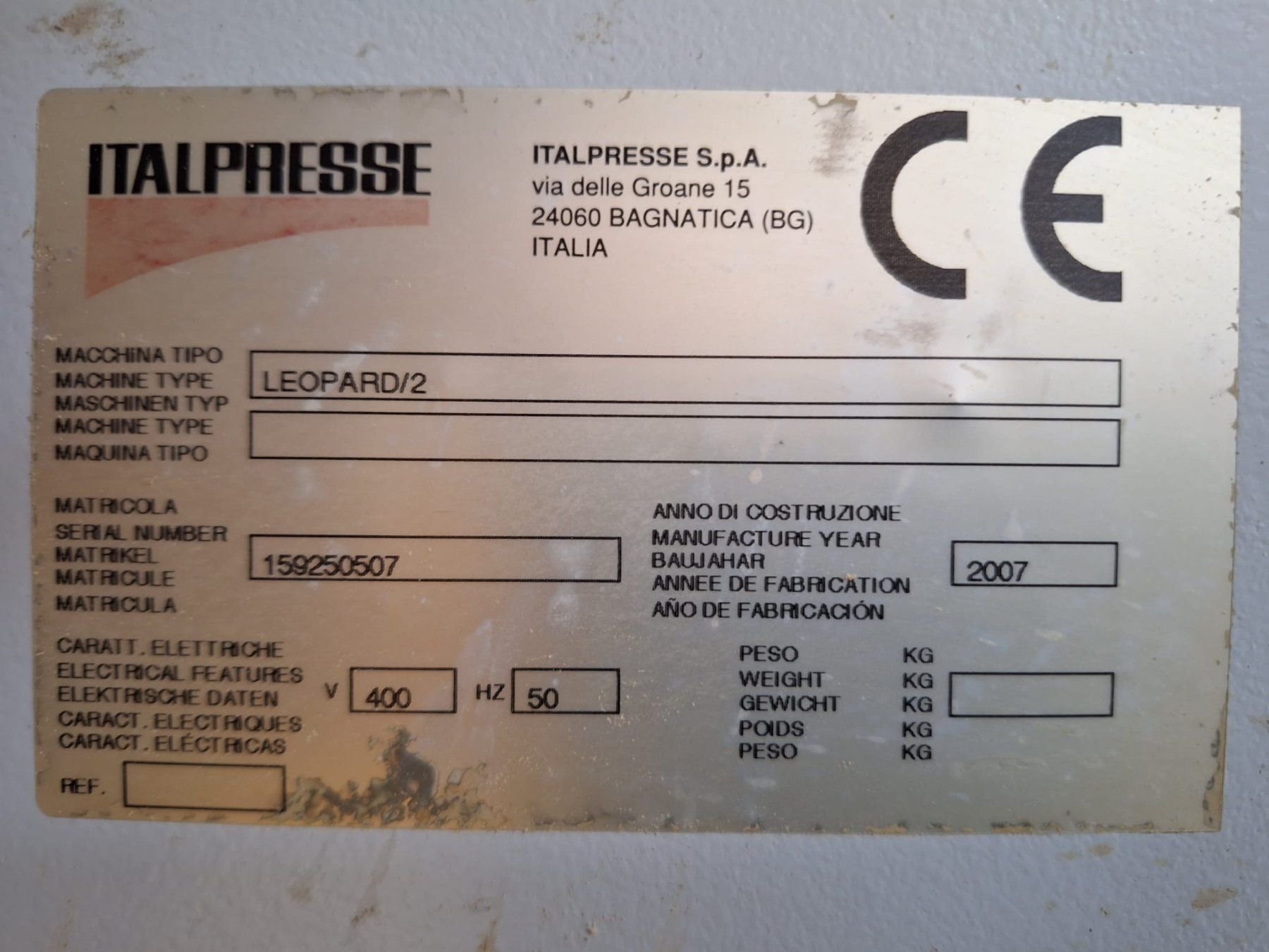 Alle Maschinen: Hydraulische Rahmenpresse LEOPARD/2 4500 x 2500 – Gebraucht aus Schiers von Birnel5 5