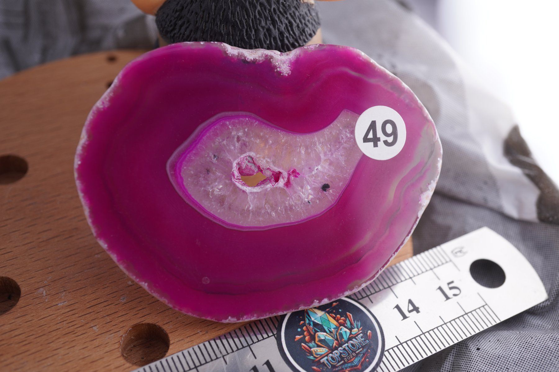Minerali & Pietre curative: Achat pink    Scheibe     wow     Ab 1.-(1) – Nuovo e nell'imballaggio originale da Eschenbach SG venduto da topstone 4
