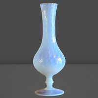 ✨ Vintage Opalglas Vase | Murano Stil | Opaline Unikat ✨