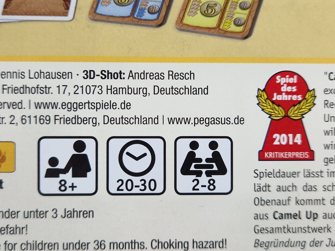 Pegasus Spiele Giochi: Camel Up Spiel – Usato da Muhen venduto da Restwert_Muhen 4