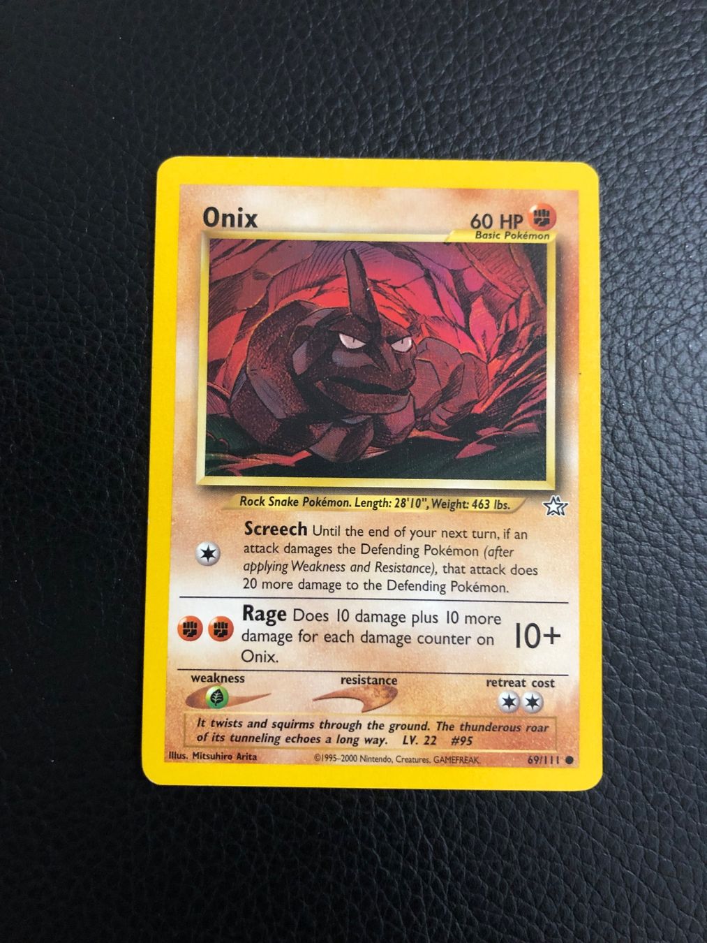 Pokémon Sammelbilder & Trading cards: Neo Genesis Onix 69/111 Ab 1 – Gebraucht aus Paradiso von Pkmn10