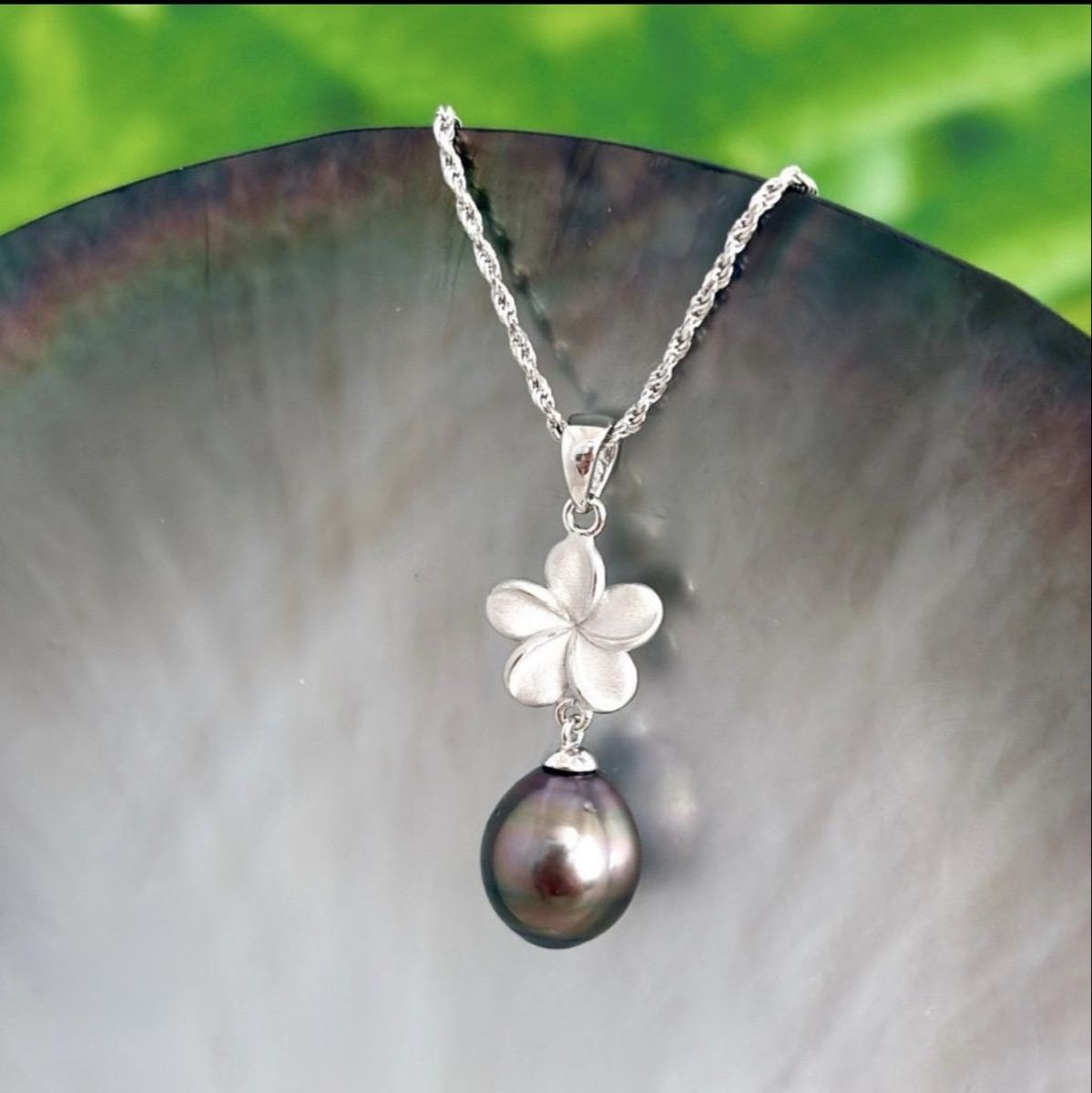 Perle (finte): Elegantes Tahiti-Perlen Set mit 925 Silber – Nuovo e nell'imballaggio originale da Schaan venduto da kse_rf29 1