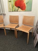4 Dietiker Quadro W Designstühle aus Holz - Guter Zustand