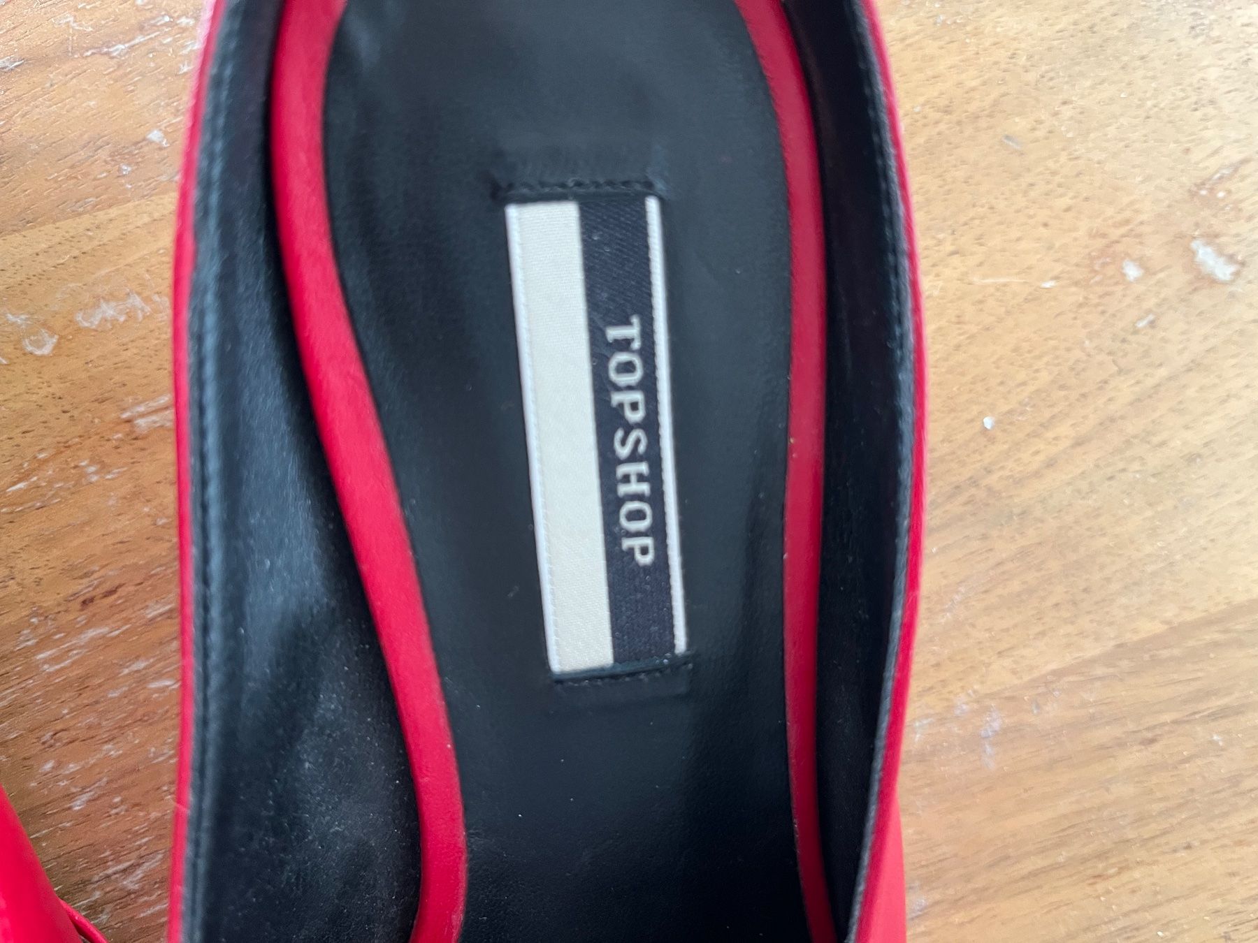 Topshop Damenschuhe: Topshop Pantoletten rot Gr. 36 – Gebraucht aus Lostorf von bella1961 6
