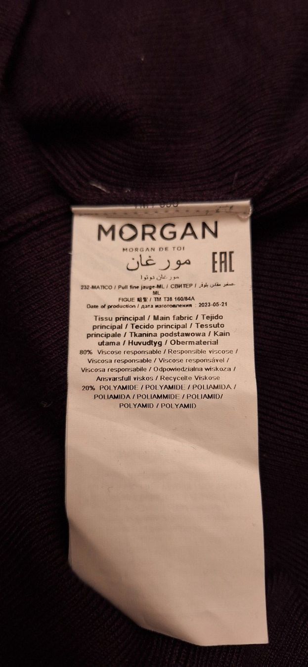 Morgan Pullover & Sweatshirts: Morgan, pull (figue) – Neu und originalverpackt aus Lussery-Villars von pousinete02 3