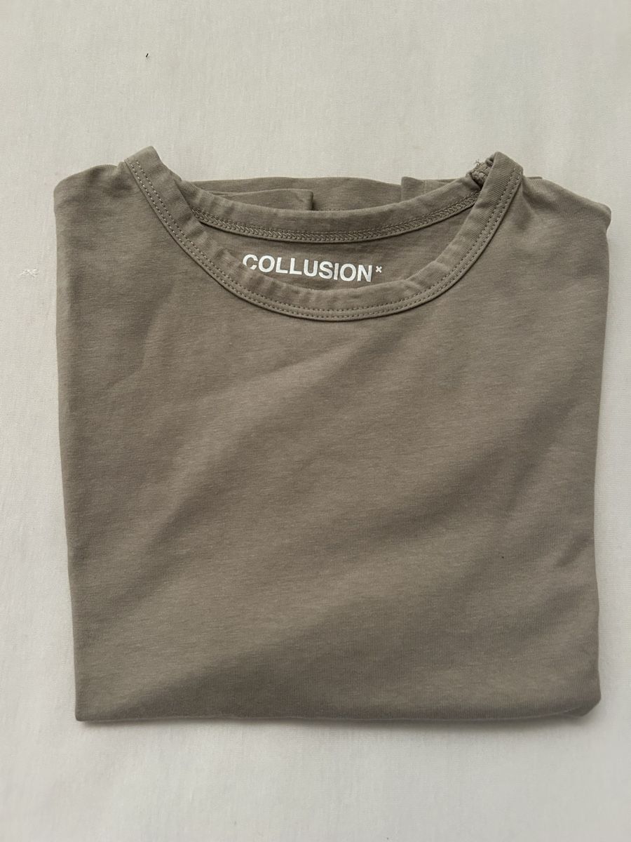 T-Shirts: Collusion hazelnut-colored T-shirt.  – Gebraucht aus Ponte Capriasca von noemi.slg 1
