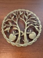 Apfelbaum Untersetzer aus Messing