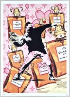 Death NYC Ltd Pop Art Druck " Chanel Banksy Mony Thrower