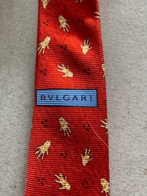 Bulgari Krawatten: cravate en pure soie de Bvlgari – Gebraucht aus St-Aubin-Sauges von Juliezan 1