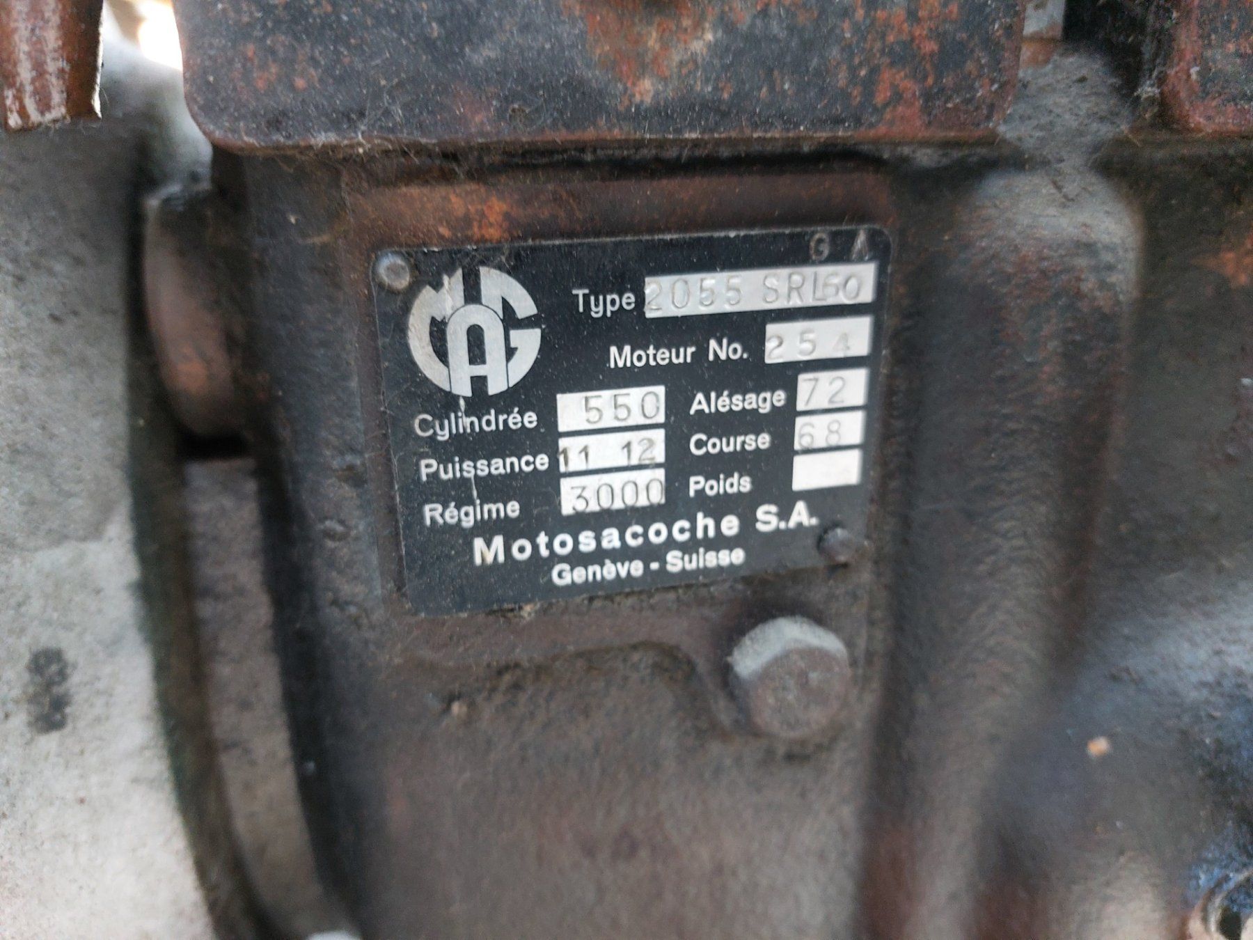 Generatori di corrente: Notstromgruppe/ Stromerzeuger/ Generator Motwatt 6KVA – Usato da Landquart venduto da Tractospeed01 4
