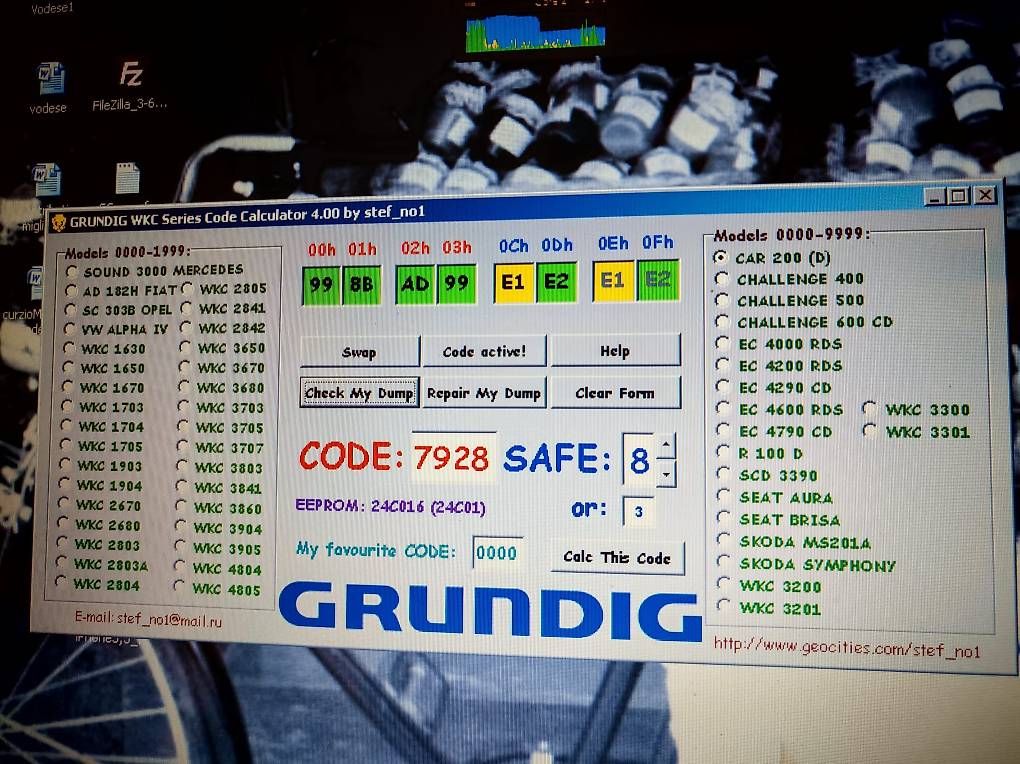 Radio: sblocco code radio Smart Roadster – Usato da Cadenazzo venduto da Mulinacu 3