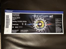 1 Ticket Floyd Division Sa 17.10. Musical Theater Basel