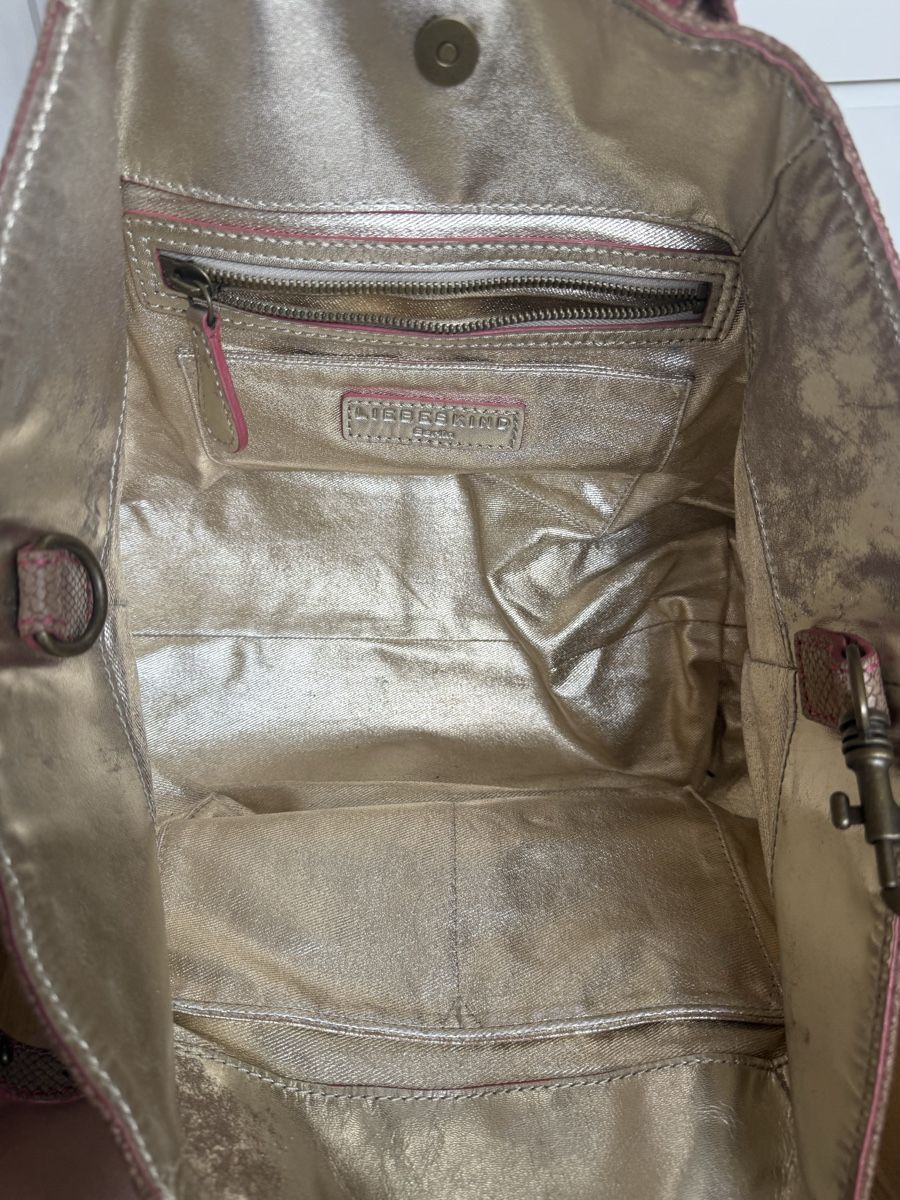 Liebeskind Taschen für Damen: Liebeskind Tasche beige mit pinker Naht – Gebraucht aus Volketswil von azypazy 3