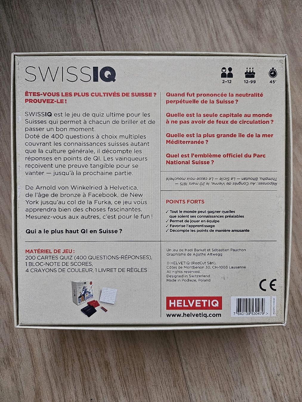Spiele: Jeu de société SWISSIQ - Neuf – Neu (gemäss Beschreibung) aus La Joux FR von car_ck96 3