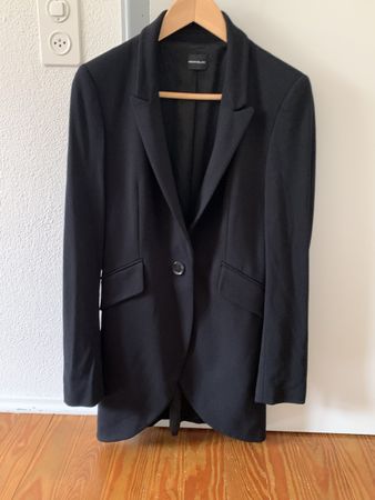 Giacca nera asimmetrica Pennyblack tg 46