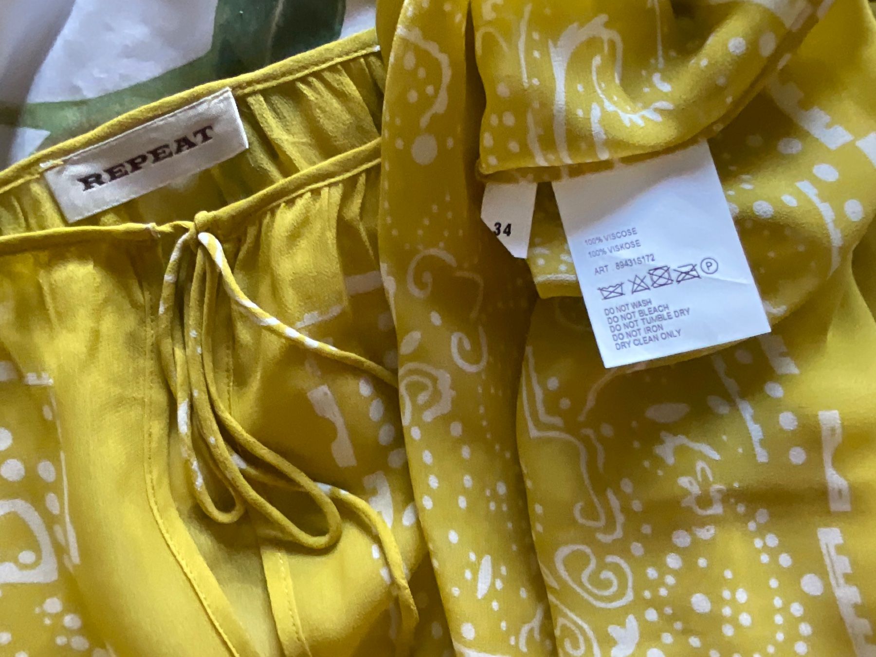 Repeat Camicette: REPEAT sommerliche Bluse Gr 34/36 gelb NEU – Nuovo (secondo la descrizione) da Urdorf venduto da alda02 4