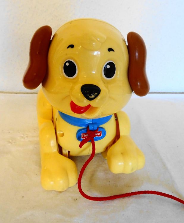 mattel-fisher-price-welpe-h-ndchen-nachziehtier-2005-gebraucht-in