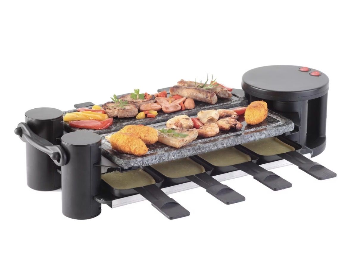 Ohmex Elettrodomestici da cucina: Ohmex | Raclette Ofen & Tischgrill | Steinplatte |  – Usato da Arlesheim venduto da Eli_77