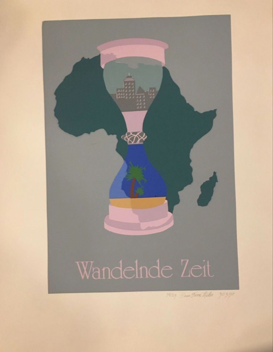 Grafiken & Lithographien: Lithographie'' Le Temps sur le monde''  14/25 – Gebraucht aus Moutier von Happyvidedressing