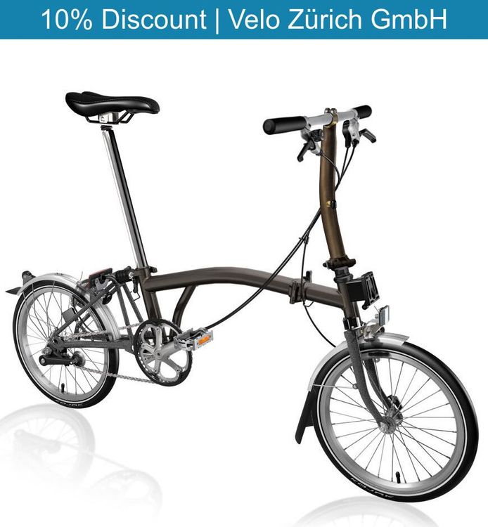 Vélo best sale brompton pliant