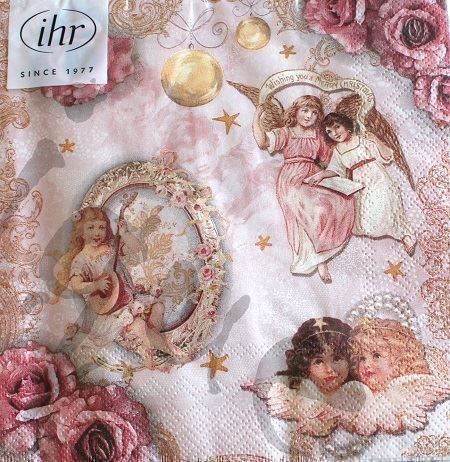 Tovaglioli: Serviette romantic angels (1204) 2Stk. – Nuovo (secondo la descrizione) da Schlatt TG venduto da kreativ-atelier