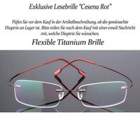 Lesebrille Cesena rot +2.0 +2.5 +3.0 +3.5 +4.0