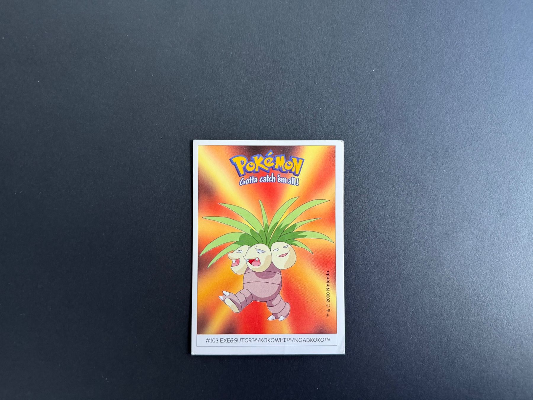 Pokémon Sammelbilder & Trading cards: Pokémon Dunkin Boomer 2000 - Exeggutor – Gebraucht aus Zürich von mountainwizard00