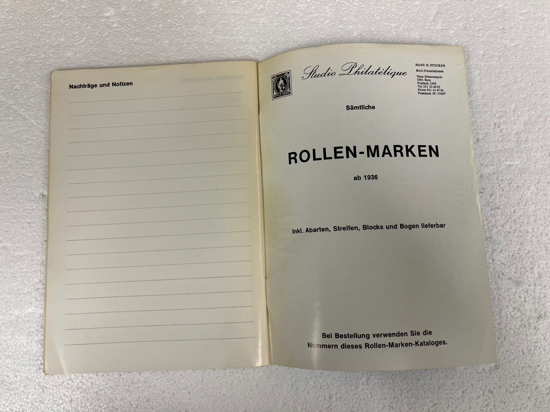 Tutti i francobolli: Rollmarken-Katalog Spezial ab 1936 – Usato da Mumpf venduto da dadaboygugulini 6