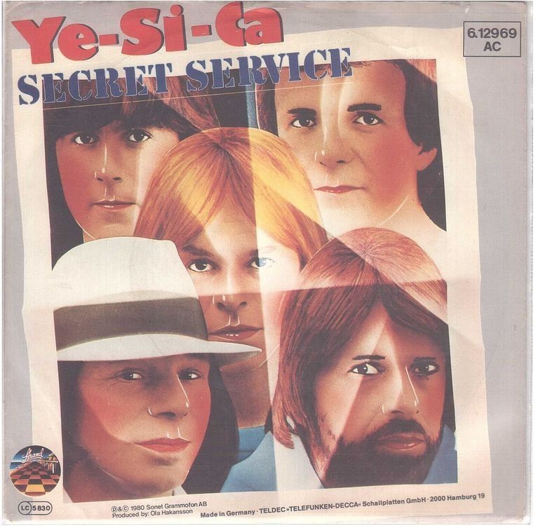 Dischi in vinile: Single7  Secret Service  --  Ye-si-ca – Usato da Rheinau venduto da asteng