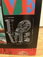 LEGO Art Robert Indiana LOVE 31214 akzeptabler Zustand