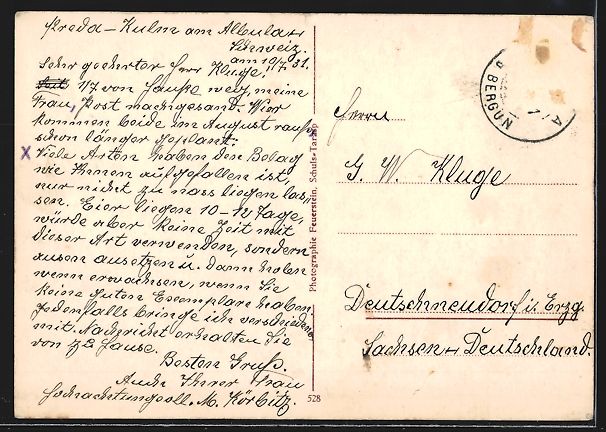 Cartes postales: Preda, Ortsansicht mit Hotel Preda Kulm  – D'occasion à Berlin par bartko-reher 1