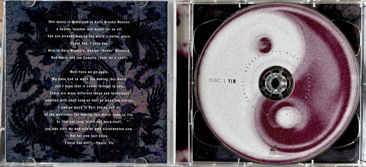 CD: 2CD Victor Wooten - Yin-Yang – Usato da Zürich venduto da tomakomai 2