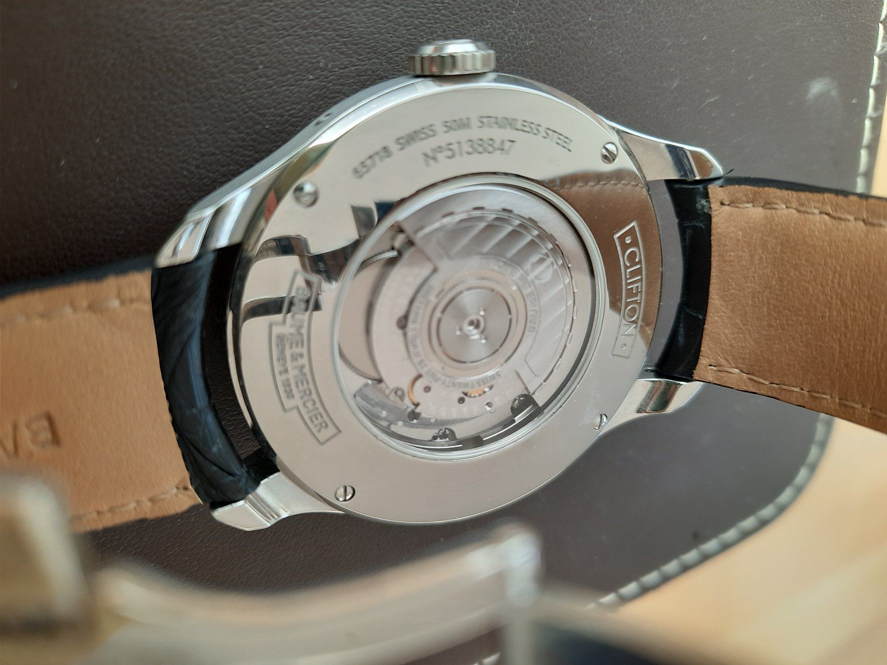 Baume & Mercier Orologi: Baume & Mercier Clifton Automatic Moonphase MOA10055 FullSet – Nuovo (secondo la descrizione) da Tennwil venduto da Zetti07 6