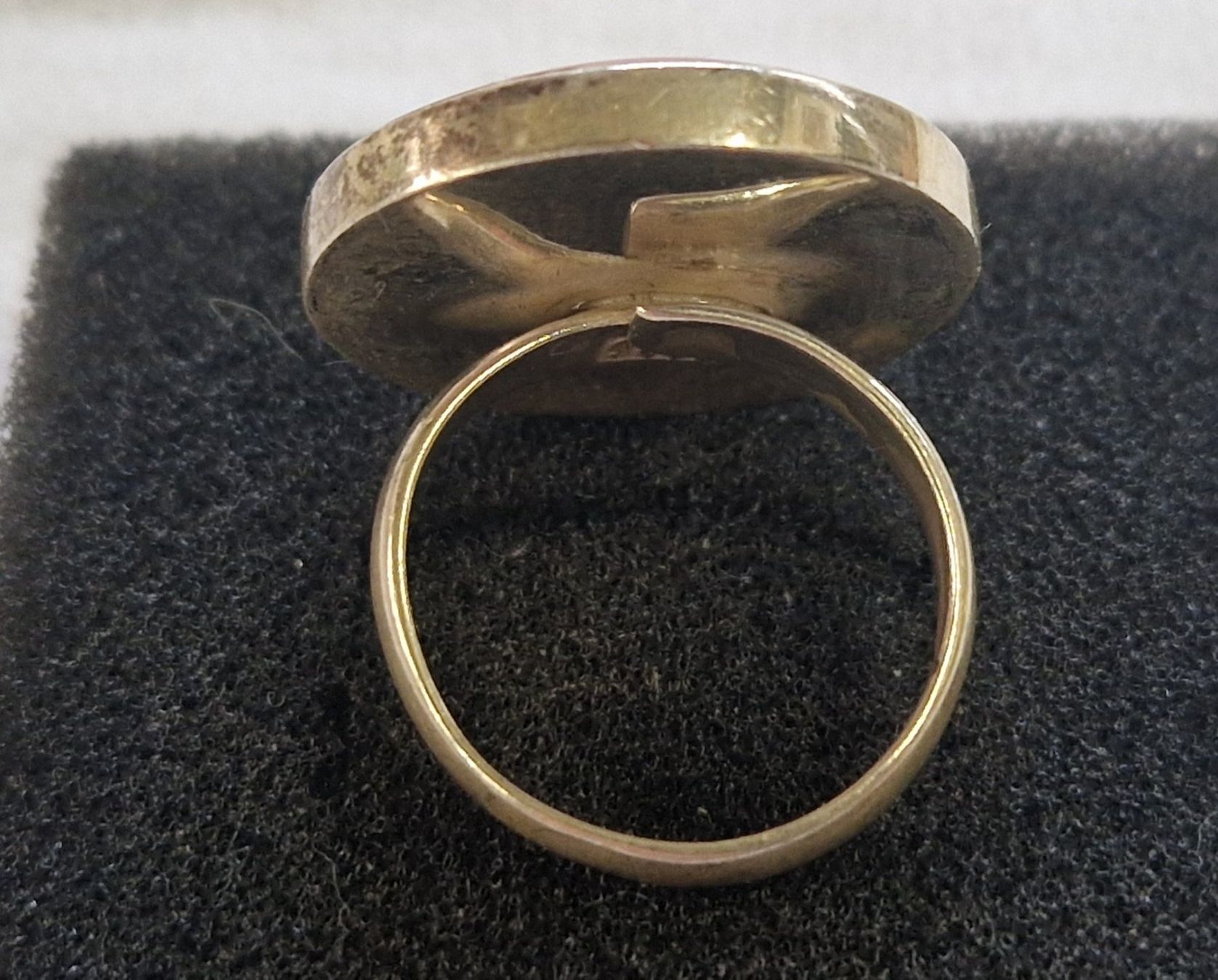 Ringe: SILBER RING MIT ROTEM STEIN – Gebraucht aus Bilten von Mic2022 2