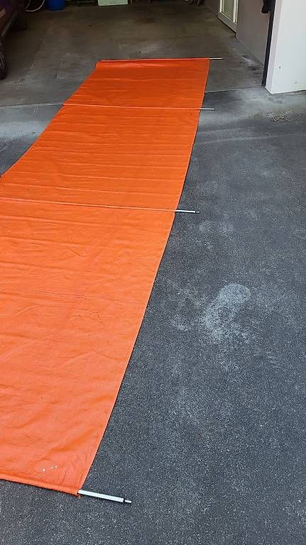 Paraventi: Sicht-Windschutz orange – Usato da Sarnen venduto da monfur 3