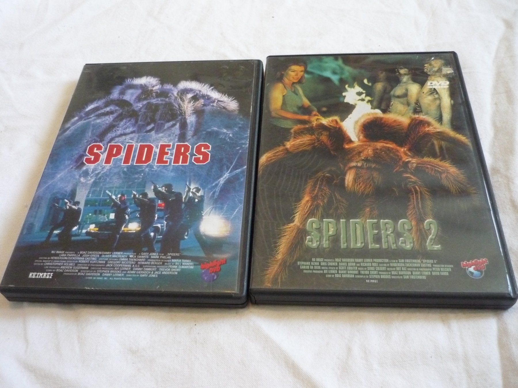 Alle DVDs: 2x DVD Horror - Spiders 1 + 2 – Gebraucht aus Beringen von zzRegal
