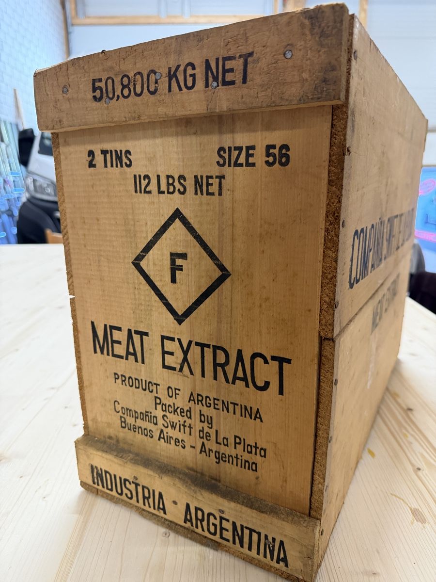 Casse di trasporto: Deko Holzkiste (Fleisch) – Usato da Hemmental venduto da Kommode.sh 3