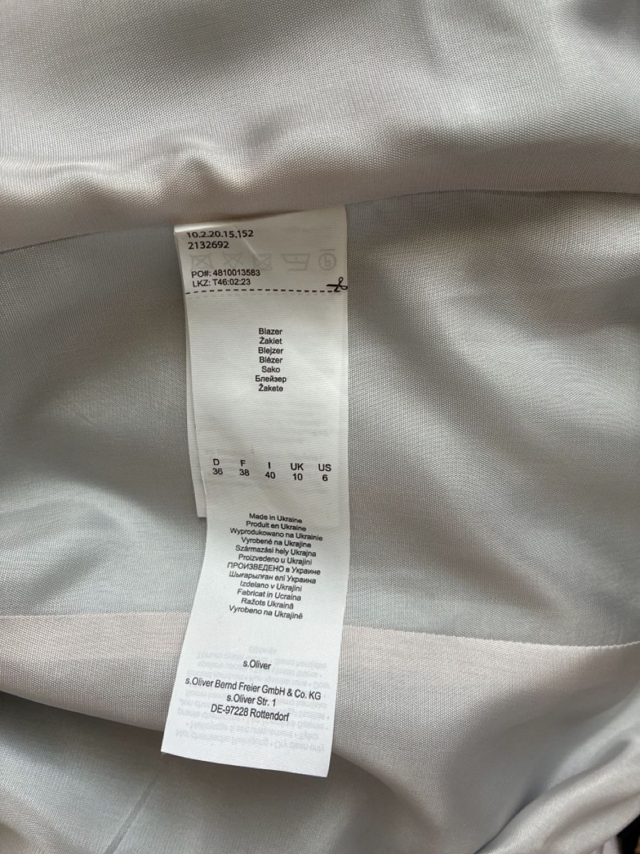 S.Oliver Jacken: Hellblauer Blazer Gr. 36, s.Oliver neu – Neu (gemäss Beschreibung) aus Bätterkinden von spital144 3