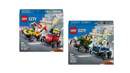 LEGO 60458 & 60459 City Pizzalieferwagen / Krankenhausbett