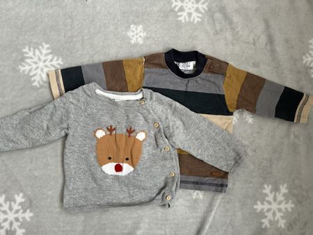 2 Baby Pullovers, Größe 62