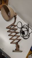 Antike Scherenlampe / Werkstattlampe, Funktioniert (L29)