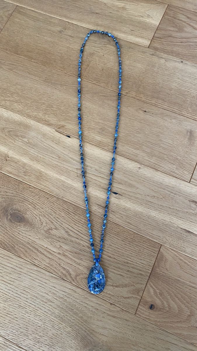 Catenine: Steinkette blau – Usato da Wilen (Sarnen) venduto da SanVibes22 2