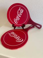 2 Coca-Cola Strandschläger Schläger Set Retro Vintage Rar...