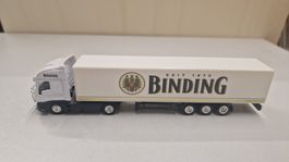 Modelllastwagen 1/87, Iveco, Aufschrift BINDING, weiss