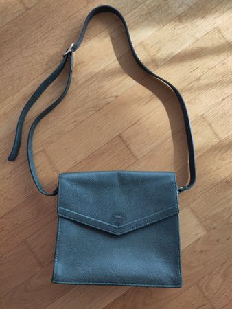 Sac vintage Longchamp vert bouteille 
