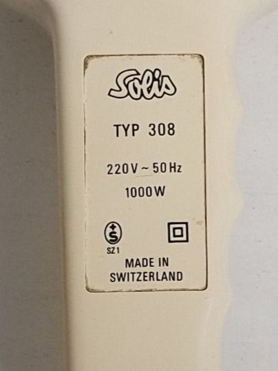 Solis Asciugacapelli: Solis Star Line Haarfön Haartrockner Typ 308 – Usato da Flums venduto da Cooker 1