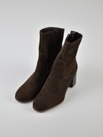 Tamaris Wildleder Stiefeletten, braun, Gr.38, neuwertig