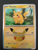 Pokémon 30 ans: Pikachu 01/30 FR