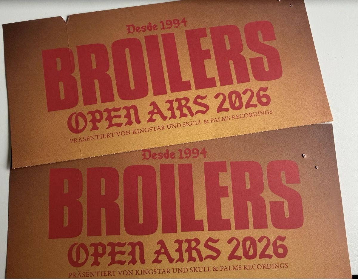 Biglietti: Broilers Stehkarten @Volkshaus Freitag 11.09.2026  – Nuovo (secondo la descrizione) da Kloten venduto da snubnoser 1